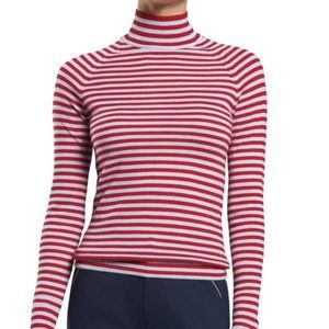 G/FORE Women's Striped Cashmere Turtleneck, size S